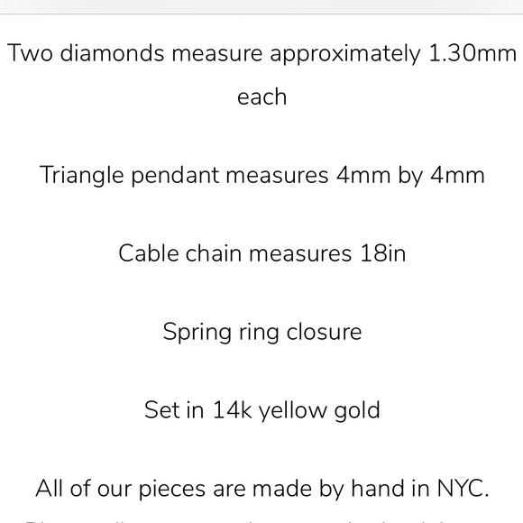 MOCIUN Triangle Necklace Black and White - Picture 4 of 4